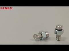 Electric Meter Carbon Steel Phillips Capstan Headed Screw With Zinc Plated Finish