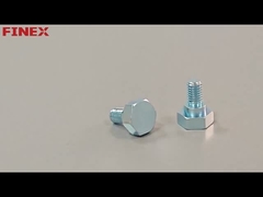 Industrial Grade 304 Stainless Steel Fine Threaded Slotted Hex Bolts and Screws