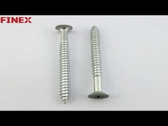 Stainless Steel White Zinc Plated Countersunk Pan Head M4 M5 Roof Self Tapping Screw