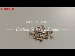 Countersunk Head Y Slot Metric Security Screws With Customized Design