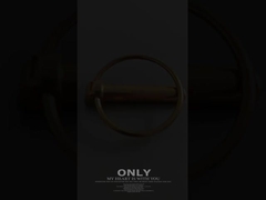 Carbon Steel Yellow O Ring Safety Linch Pins Customized For Spring Pins