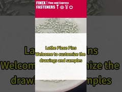  Custom Dowel Pin for CNC Lathing of Aluminum Brass and Stainless Steel