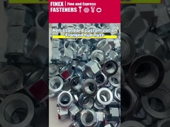 Stainless Steel Hex Nut M16 Grade 8.8 Customized  For Construction Machinery