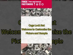 Stainless Steel Natural Finish M6 Cage Nut Metric Metal Nut For Motors Building Decoration